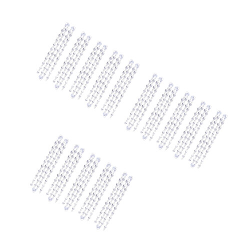 30Pcs Silver Curtain Tassel Beads Decorative Crystal Door String 2