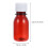 40Pcs Clear Graduated Plastic Reagent Bottles White Leak Proof Pet 10