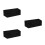 3Pcs Durable Black Deck Trunk Cover Waterproof Rainproof Storage 6