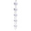 30Pcs Silver Curtain Tassel Beads Decorative Crystal Door String 2