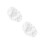 2Pcs Soft Polyester Bassinet Sheets Fitted Sheet White 8
