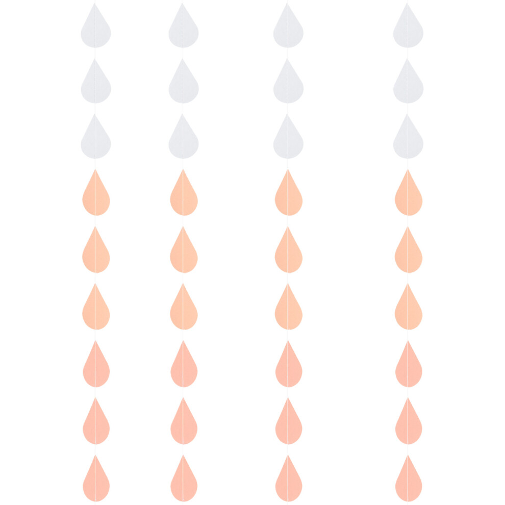 Set Of 2 Decor Raindrop Latte Ornament Nursery Decoration Baby Ohphcall