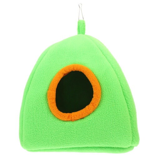 2Pcs Delicate Green Hamster Beds Warm Sturdy Small Hideouts