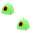 2Pcs Delicate Green Hamster Beds Warm Sturdy Small Hideouts 6