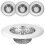 8Pcs Durable Stainless Steel Kitchen Sink Drain Strainer Basket Silver 1