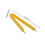 2 Pcs Pliers Automatic Car Pull Rod Fuse Tweezers Adjustable Yellow 2