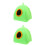 2Pcs Delicate Green Hamster Beds Warm Sturdy Small Hideouts 5