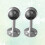 4Sets Silver Stainless Steel Closet Pole Socket Oval Rod End Supports 11