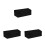 3Pcs Durable Black Deck Trunk Cover Waterproof Rainproof Storage 4