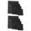 10Sets Black Mesh Laundry Bags for Home Polyester with Zipper 3