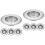 8Pcs Durable Stainless Steel Kitchen Sink Drain Strainer Basket Silver 6