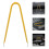 2 Pcs Pliers Automatic Car Pull Rod Fuse Tweezers Adjustable Yellow 10