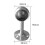 4Sets Silver Stainless Steel Closet Pole Socket Oval Rod End Supports 2