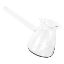 3Pcs Glass Milk Pitcher Transparent Measuring And Frothing Cup