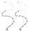2Pairs Blue Rose Adjustable Invisible Shoulder Straps for Underwear 9