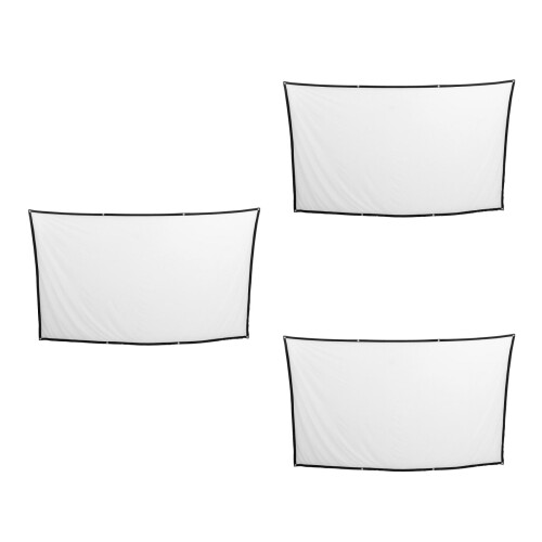 3 Count Projector Screen Camping Folding Outdoor Video Projection 2
