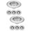 8Pcs Durable Stainless Steel Kitchen Sink Drain Strainer Basket Silver 9