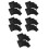 10Sets Black Mesh Laundry Bags for Home Polyester with Zipper 7
