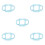 5Pcs Silicone Baby Bottle Sleeve With Handle Sky Blue 7
