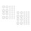 800 Pcs Plastic Hinged Screw Caps For Screw Head Protection 6