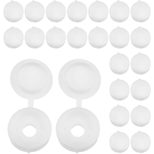800 Pcs Plastic Hinged Screw Caps For Screw Head Protection 1