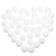 500 Pcs White Foam Balls 2.5Cm Round For Christmas Crafts Decorations