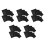 10Sets Black Mesh Laundry Bags for Home Polyester with Zipper 9