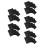 10Sets Black Mesh Laundry Bags for Home Polyester with Zipper 5