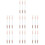 21 Pcs  -End Eyeshadow Brushes Heart Shaped Silicone Eyeshadow Brushes 10