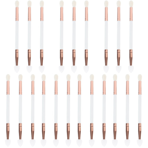 21 Pcs  -End Eyeshadow Brushes Heart Shaped Silicone Eyeshadow Brushes 2