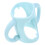 5Pcs Silicone Baby Bottle Sleeve With Handle Sky Blue 2