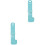 2Pcs Reusable Plastic Cat Food Spoon Sky-Blue Convenient Feeder 5