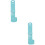 2Pcs Reusable Plastic Cat Food Spoon Sky-Blue Convenient Feeder 8