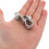 Positive Battery Terminal Clamp Copper Alloy Silver 1 Pair 4