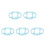 5Pcs Silicone Baby Bottle Sleeve With Handle Sky Blue 10