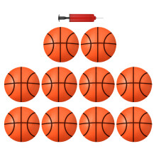 5 Sets Inflatable Portable Basketball Toys For Children