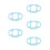 5Pcs Silicone Baby Bottle Sleeve With Handle Sky Blue 8