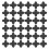 150Stk Schwarze Papier Pralinenförmchen Für Trüffel Elegant 2