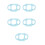 5Pcs Silicone Baby Bottle Sleeve With Handle Sky Blue 4