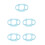 5Pcs Silicone Baby Bottle Sleeve With Handle Sky Blue 6