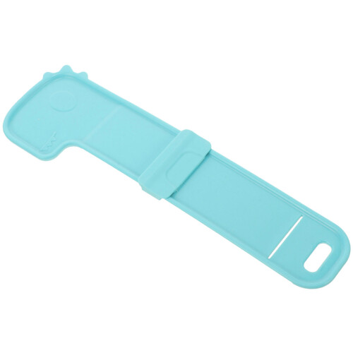 2Pcs Reusable Plastic Cat Food Spoon Sky-Blue Convenient Feeder 1