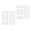 800 Pcs Plastic Hinged Screw Caps For Screw Head Protection 5