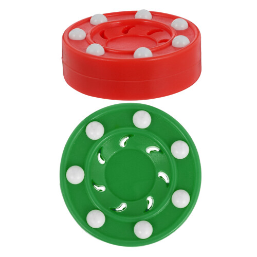 10Pcs Assorted Color Roller Hockey Pucks with Durable PP for Practice 2