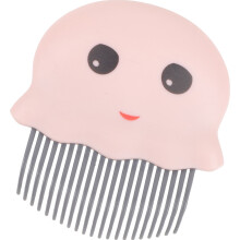 3Pcs Wear-Resistant Pink ABS Hair Comb for Pet Grooming Salon Use