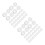 800 Pcs Plastic Hinged Screw Caps For Screw Head Protection 8