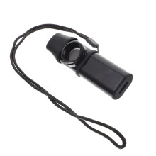 5Sets Portable Black Plastic Kazoos Adjustable Vibration Music Toy