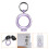 3 Pcs Tracker Case Metal Purple Casing Bumper Travel 7