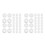 800 Pcs Plastic Hinged Screw Caps For Screw Head Protection 10