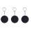 3Pcs Emergency Mini Alarms Black 125Db Personal Security Keychain 4