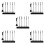 5 Sets Model Painting Stand Base Holder With Bendable Clips And Brush 6